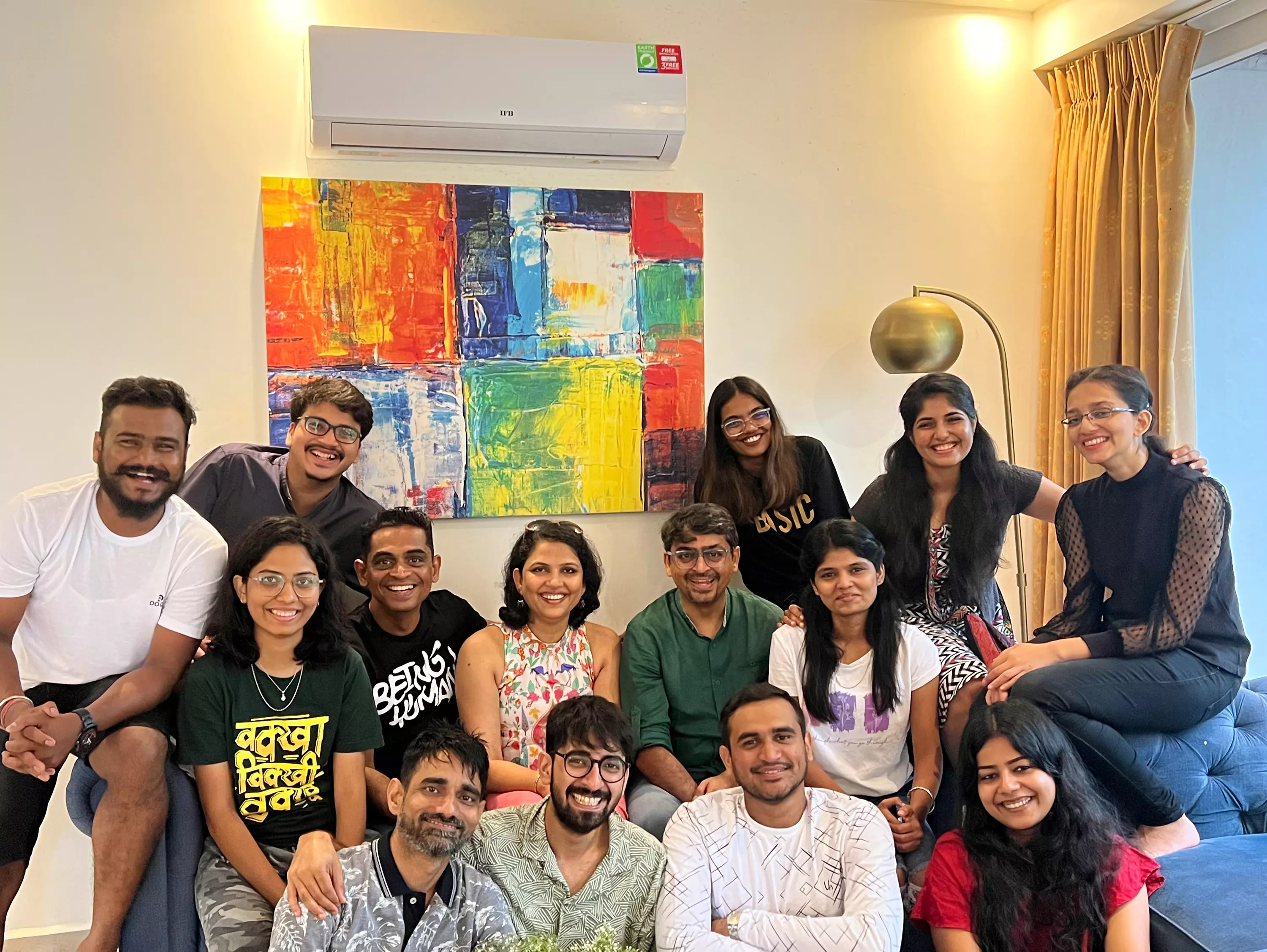 Growth Team of Lemon Yellow at Offsite, Goa 2022