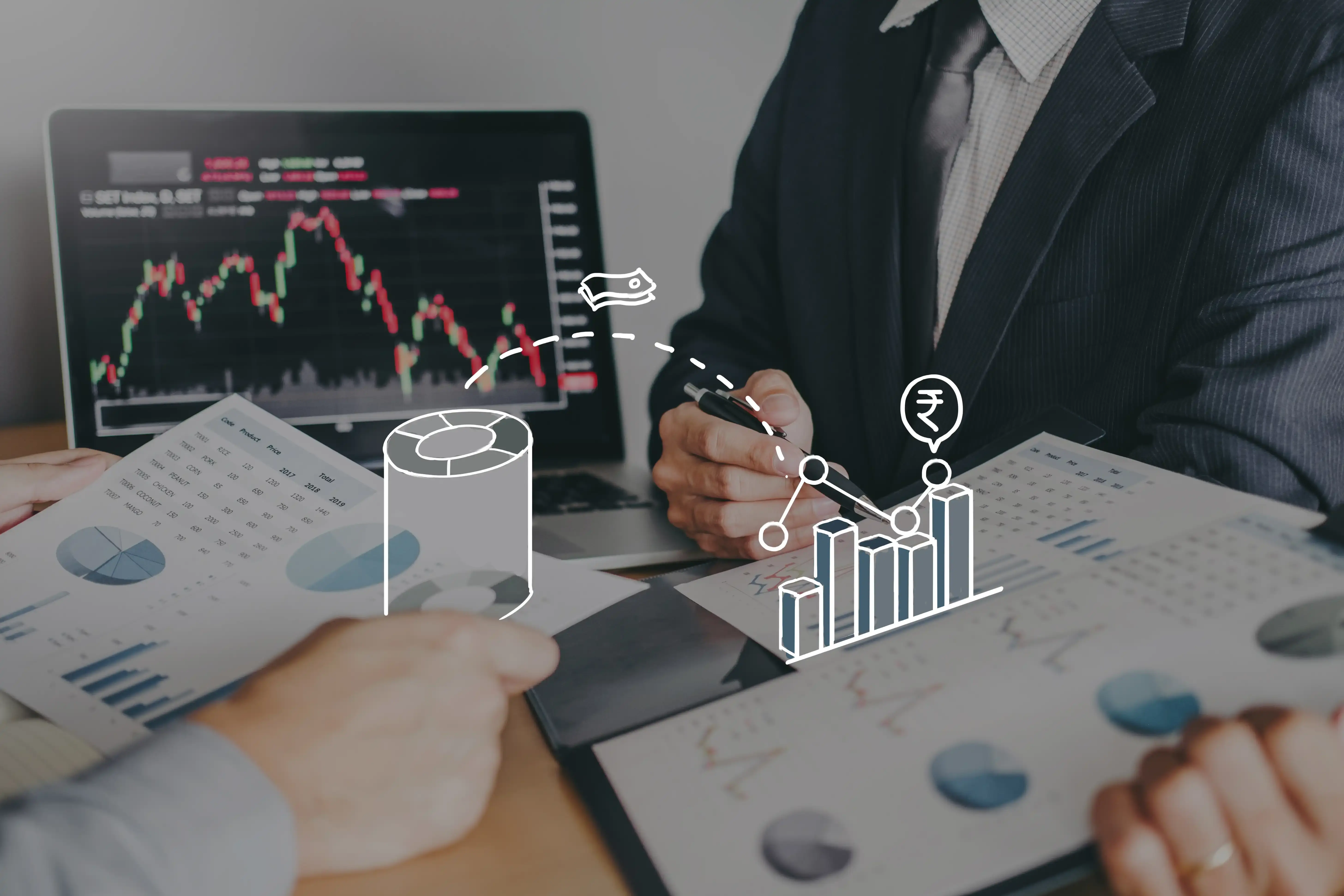 UI UX design work of ICICI Direct Money to create an accessible mutual funds trending experience.